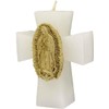 Recuerdo Para Bautizo Vela Cruz Mini Virgen De Guadalupe 12