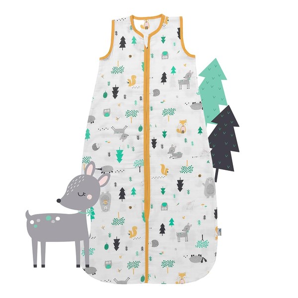 Schlummersack Sleeping Bag Summer 0.5 Tog Thin Bamboo Muslin Summer