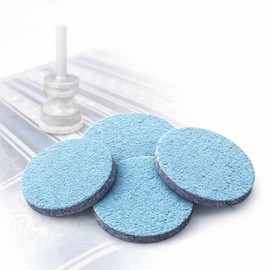 LiME LiNE Replacement 5000 grit Pads for LiME LiNE Leaf Spin Tool for Jeweling, Spinning, Engine Turning Silver, Gold, Copper or Variegated Leaf (1" Replacment Pads)