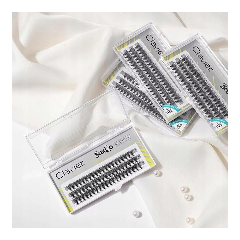 Clavier BeDu2o False Eyelashes in Tufts Double Volume Eyelashes in