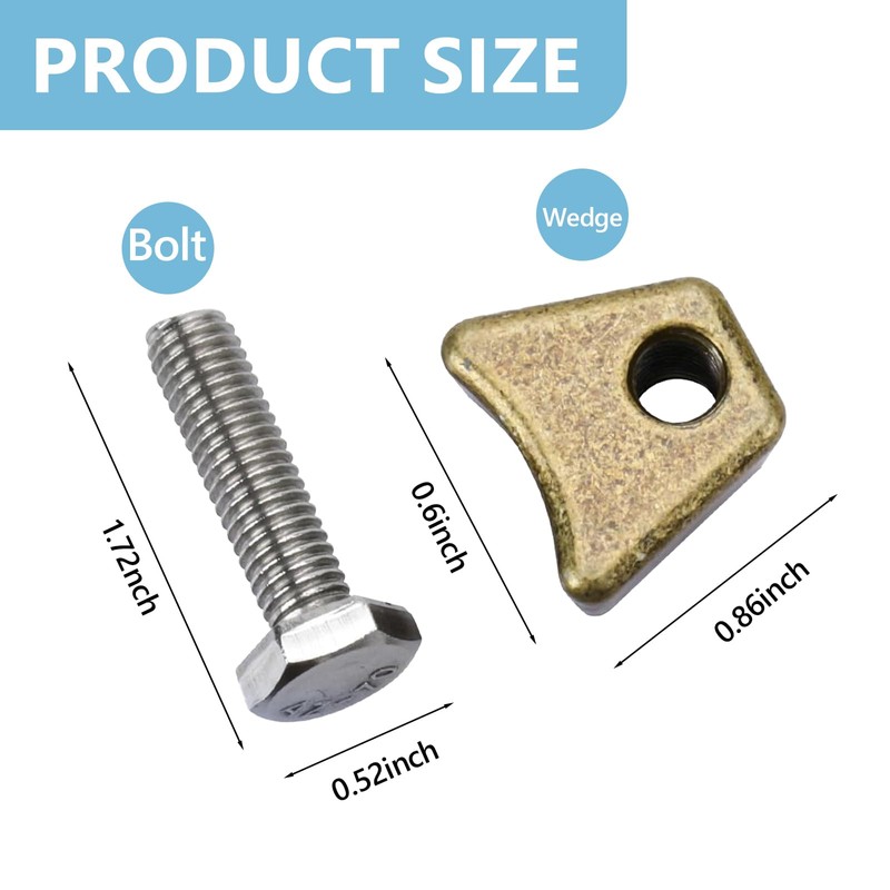 Mebiosi 2 Set Pool Ladder Anchors Wedge Assembly Compatible with