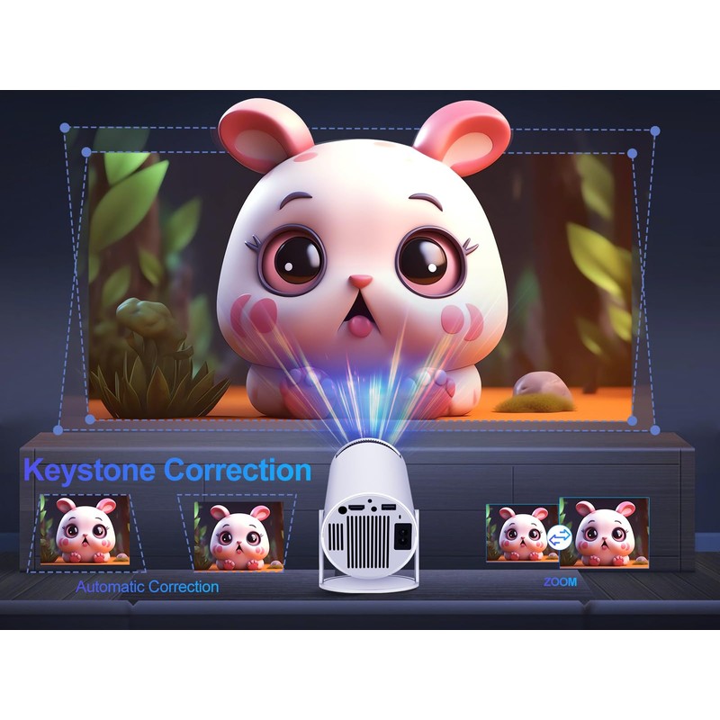 Magcubic Magcubic Projector 4K with WiFi and Bluetooth, Mini Portable