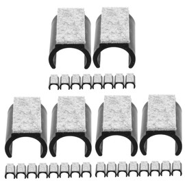 OSALADI 30pcs U-Shaped Felt Chair Leg Pads for Floor Furniture Glides Noise-reducing Cushioning for Chairs Sleds and More for Hardwood Floors