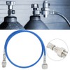 1m/3.3ft Blue G1/2-14 CO2 Hose Soda Water Adapter Hose Kit
