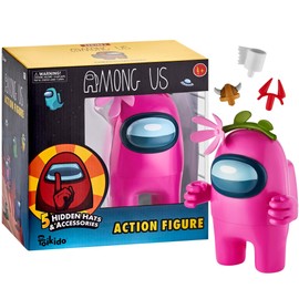 TOMY Imposteur Pink Adult Figure 17 cm Mini Collection Toy for Kids Among Us Birthday E73445 Multicoloured