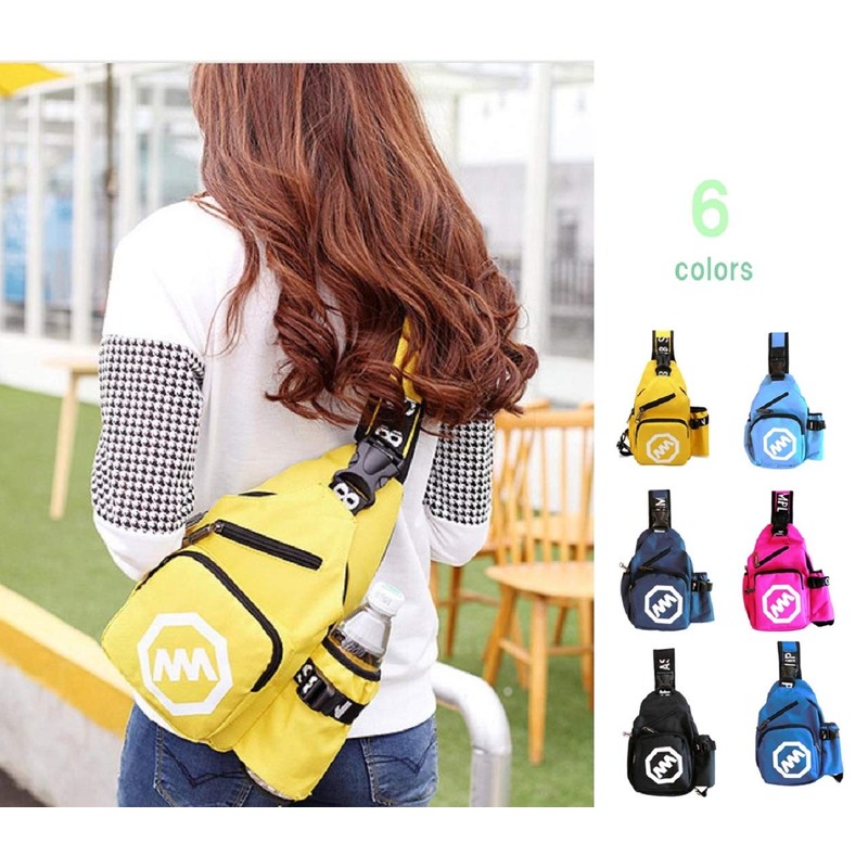 Blue Refrain One-Shoulder Bag, Crossbody Shoulder Bag, Multi-functional, Casual Bag,