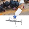 Adjustable Continuous Injection Syringe - Stainless Steel/Plastic Animal Syringe -