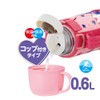 Thermos FJO-600WFDS P Vacuum Insulated 2-Way Bottle, Minnie Pink 2-Way