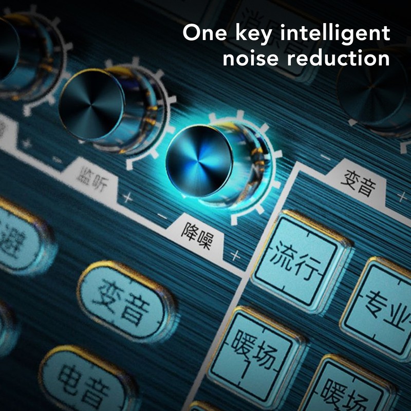 Professional Sound Mixer 1200mAh Micro USB Studio Streaming Live Gaming