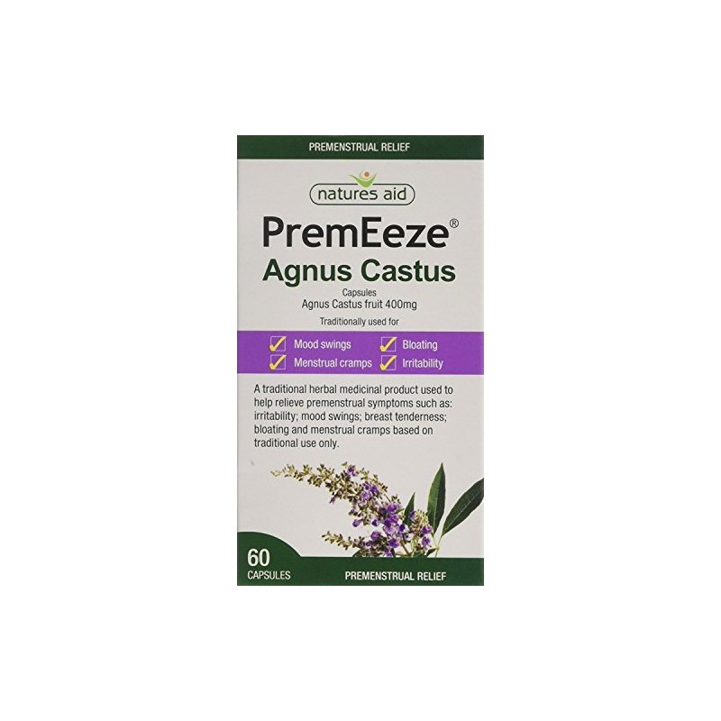 (Pack Of 2) PremEeze Agnus Castus 400mg | NATURES AID