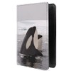 TROFUNG PU Leather Passport Holder Travel Wallet RFID Blocking Card