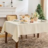 Simple&Opulence 140 x 200 cm Rectangular Tablecloth, 280 GSM Cotton
