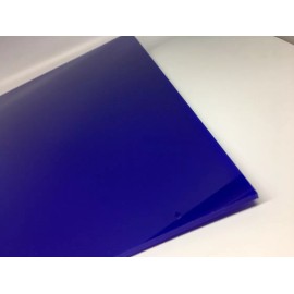 PlasticsAcrylic Berry Blue Translucent Acrylic Plexiglass sheet 1/8" x 6" x 12" #2116