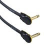 WJSTN Right Angle 6.35 mm Male to 6.35 Female Adapter
