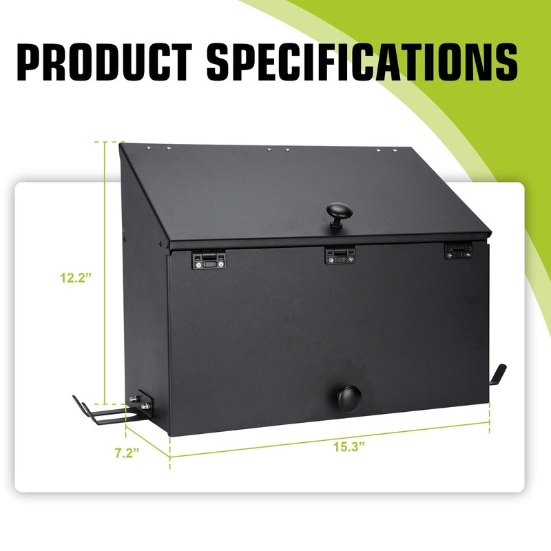 DITKOK Magnetic Booth Box, Double Compartment Cabinet with Two Spray