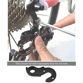 Create idea Bike Mech Derailleur Hanger Bike Derailleur Hook Bicycle Rear Derailleur Tail Hook Aluminum Alloy Bike Tail Hook Compatible with Author Compatible with Gepida