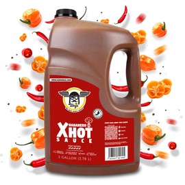 HABANERO PEPPER X HOT SAUCE 1 Gallon (128 Fl Oz)