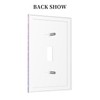 LuHuoLu Decorative Switch Plate Covers Gillter Purple Pink Blue Gradient