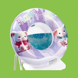 New Single Layer Round Rabbit Swimming Ring Inflatable Toy lf1586 Free Size/70 [Inner Diameter 26 Outer Diameter 60] 30ea