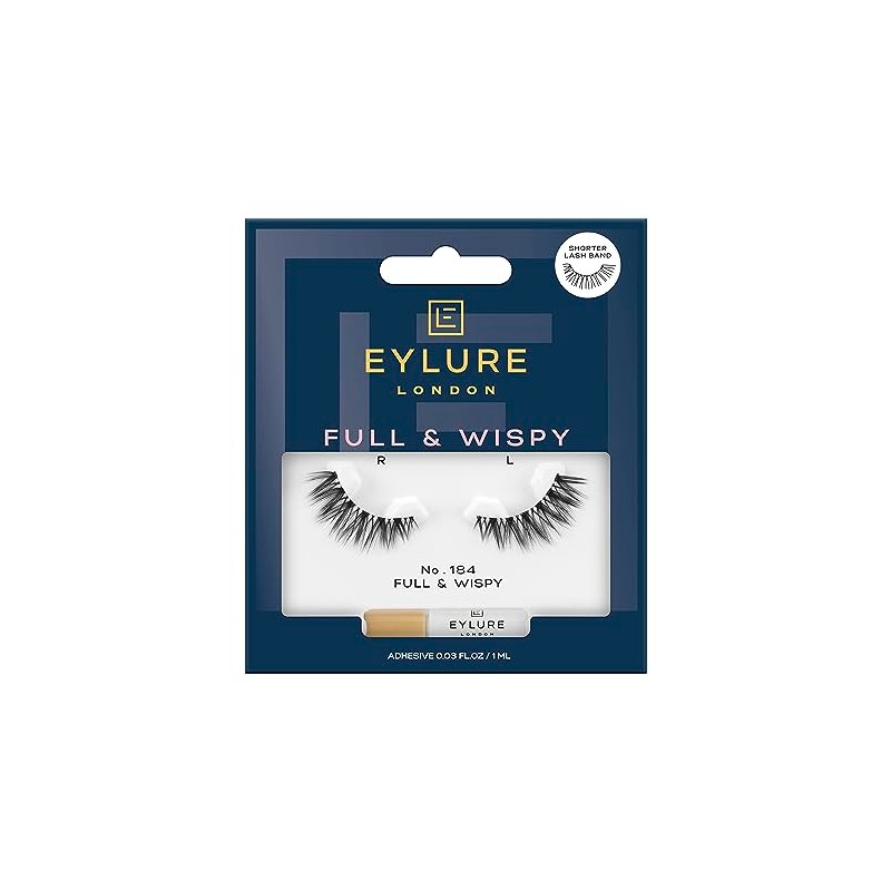 Eylure Shorter Lash Band - Full & Wispy No.184