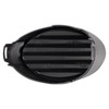 TRQ Front Left Fog Light Hole Cover Black Drivers Side