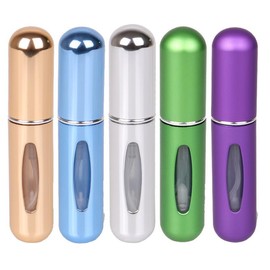 Portable Travel Perfume Bottle, 10pcs/set 5ml Lightweight Multi-use Mini Refillable Perfume Bottle, Multi-use Empty Perfume Atomizer for Trips & Journeys, Summer Gift, Makeup Product, Makeup Tools