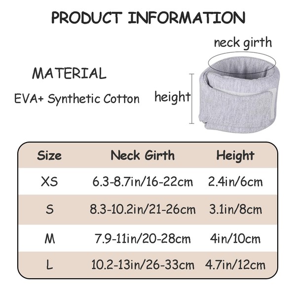 MANON ROSA Cat Neck Brace Elizabethan Collar for Pet After