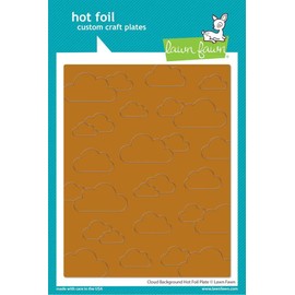 LAWN FAWN Cloud Lawn Cuts Background Hot Foil Plate
