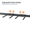 HOOBRO Adjustable Guitar Stand with Double-Layer Storage, Multi-Guitar Rack for