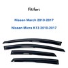 Immortal Group IG Window Visor for Nissan March 2010-2017 &