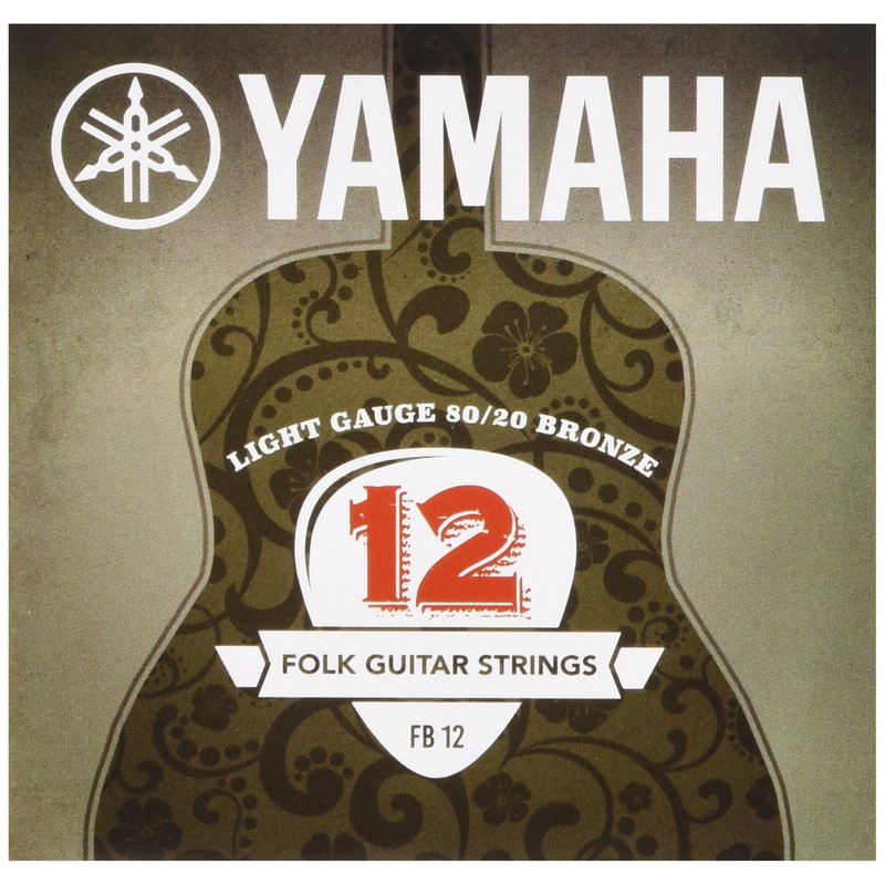 Yamaha FB 12 Western Guitar Strings 80/20 Bronze Super Light