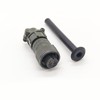 MS3106A10SL-4S Industrial Circular Connector, MIL-DTL-5015 Series Threaded Connector 2 Pin