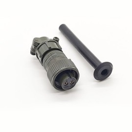 MS3106A10SL-4S Industrial Circular Connector, MIL-DTL-5015 Series Threaded Connector 2 Pin Contacts Solder Female Connectors Straight, 10SL Shell Size for Industrial