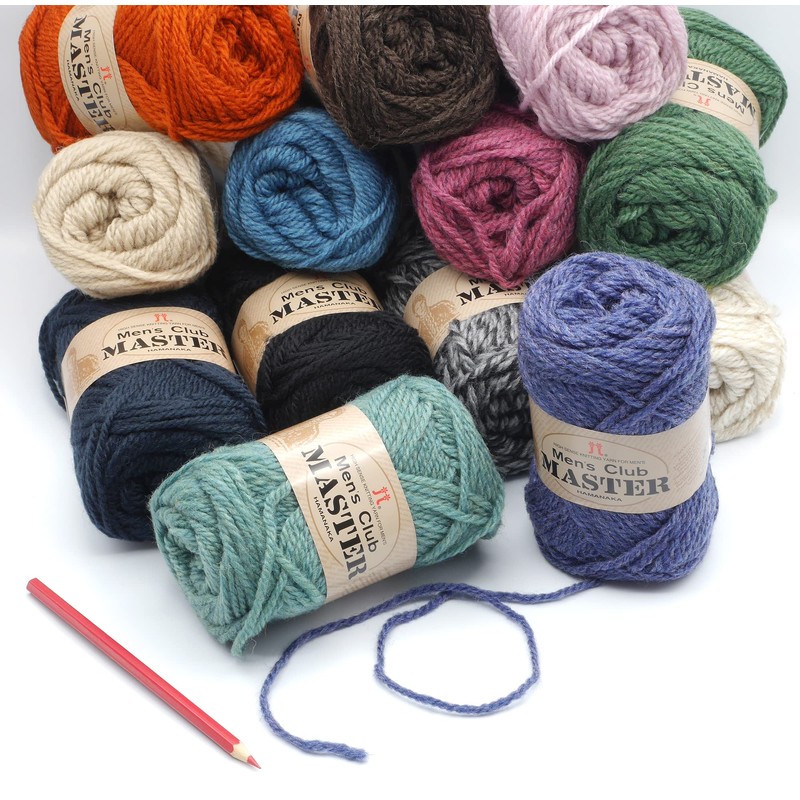 Hamanaka Men's Clubmaster Hand Knitting Yarn - Col.56