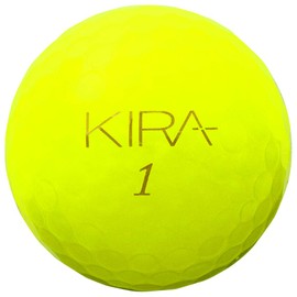 KASCO Kira Diamond Golf Balls, Yellow, Pack of 3