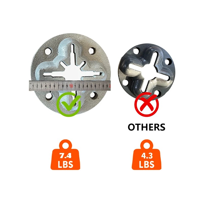 KATOOL Auto Body Floor Anchor Pot Set DIY 10 Ton