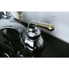 Kingston Brass KB2624 Naples 4-Inch Centerset Lavatory Faucet, Polished Chrome