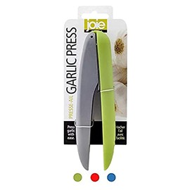 Joie Garlic Press in Grey/Green, Stainless Steel, 20 x 15 x 9 cm