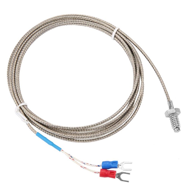 1-5 m Length Thermocouple Type K Cable M6 BSW Thread