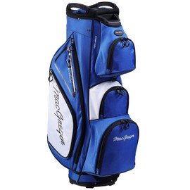 MacGregor Golf VIP Deluxe 14-Way Cart Bag, 9.5" Top- Blue/White