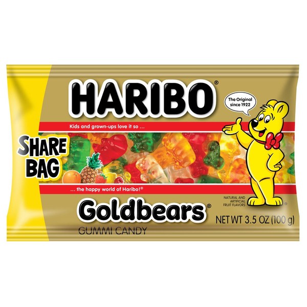 Haribo Goldbears, 3.5 Ounce (Pack of 18)