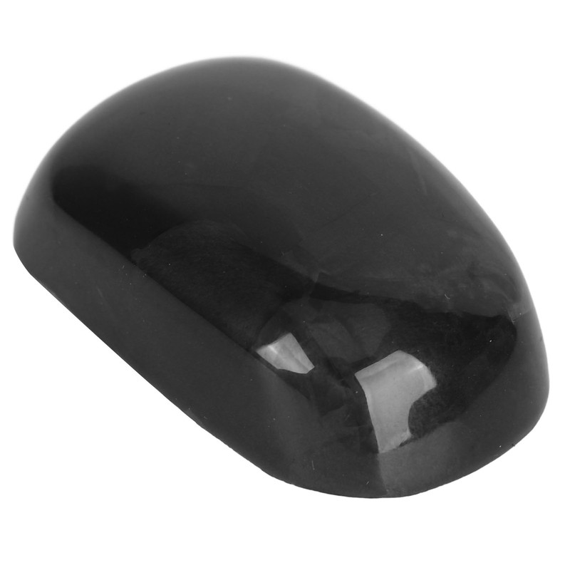 Gear Shift Knob Unlock Button Cover Carbon Fiber Shifter Lever