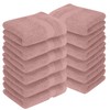 RIVERSIDE 12-Pack Premium 100% Cotton Face Washcloths, 12 x 12