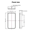 Electronic Password Card Lock RFID Smart Keyless Touch Screen for