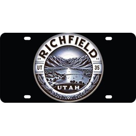 Richfield Utah Souvenir Car and Home Decoration Mini Metal License Plate 4.75 x 2.25 inch