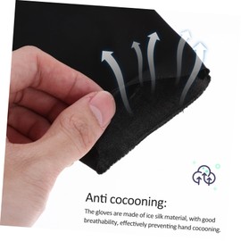 Healeved 2pairs Uv Fingerless Gloves for Gel Nail Treatments Breathable Lightweight Design for Manicure and Outdoor Activities Anti-uv Sun Gloves