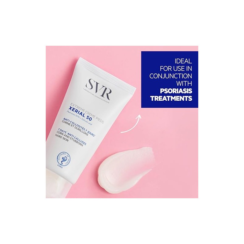 SVR Xerial Crema Para Pies Intensiva para Piel Seca, 50