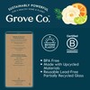 Grove Co. Foaming Soap Dispenser, 2 x Refillable Glass Bottles