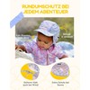 Mikk-line Baby Sun Hat with Neck Protection SPF 30 Lightweight