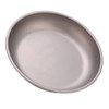 Pure Titanium Saucer Dishes Outdoor Tableware Camping Hiking Plates Cutlery